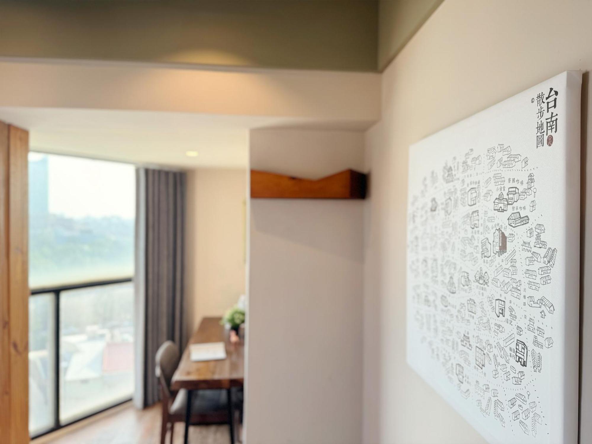 Roaders Hotel Tainan Chengda Rum bild